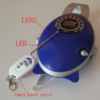 Bathroom Radio Spy Camera 1080P HD Pinhole Bathroom Spy Camera DVR 16GB Motion Activated